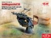 ICM 35714 Zwillingssockel 36, WWII German Anti-aircraft Machihe gun Mount (100% new molds)